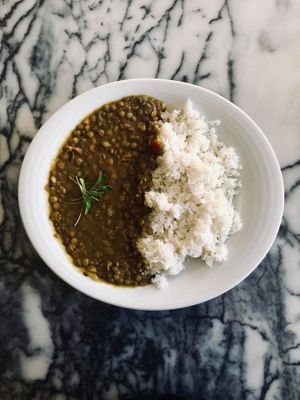 Caril de Lentilhas at Botellini in Caldas Da Rainha