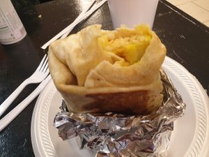 Amazing vegan buttito, just ask no cheese or sour cream at Chile Verde in St Petersburg