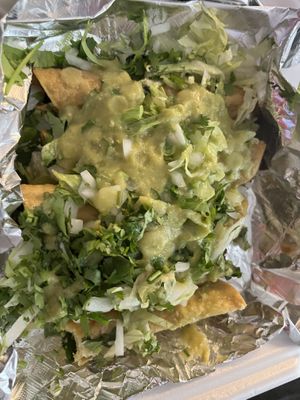 Vegan flautas with salsa verde.  at Chile Verde in St Petersburg
