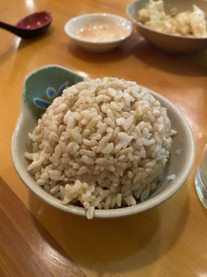 Brown rice  at Maki-San in Bala Cynwyd