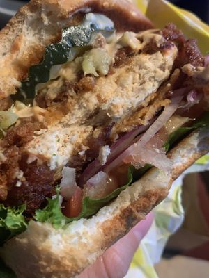 Chick-a-bee sandwich at Honeybee Burger - Venice in Venice