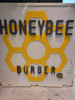 Signage at Honeybee Burger - Venice in Venice