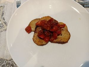 Seitan alla pizzaiola #Veganuary at Isola Verde Resort & Restaurant in Castiglione Del Lago