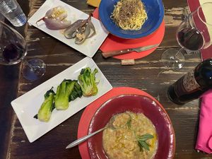   at Osteria delle Crete in San Giovanni Dasso