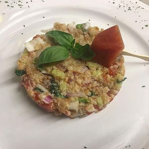 Panzanella  at Osteria delle Crete in San Giovanni Dasso