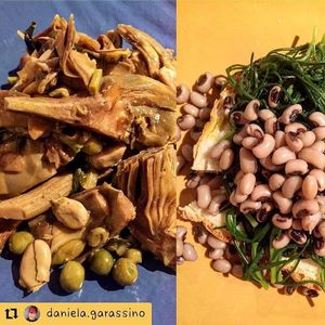 Vegan side dish  at Osteria delle Crete in San Giovanni Dasso