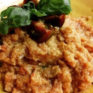 Pappa al pomodoro  at Osteria delle Crete in San Giovanni Dasso