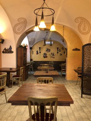 inside at Namaste in Ljubljana