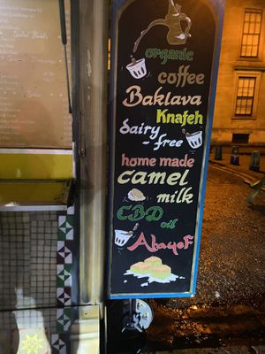 Exactly  at Mrs Falafel in Glasgow