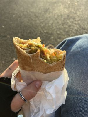   at Mrs Falafel in Glasgow