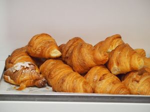Croissants at Charlotte Croissanterie in Trieste