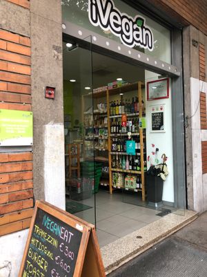 So much vegan products!   at iVegan in Rome