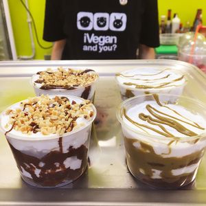 Tiramisù at iVegan in Rome