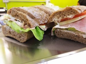 Baguette & panini at iVegan in Rome