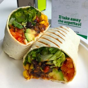 Special Vegan Burrito! at iVegan in Rome