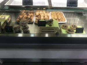 Desserts from the counter at iVegan in Rome