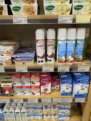 For those who miss whipped cream - welcome to vegan heaven! at iVegan in Rome