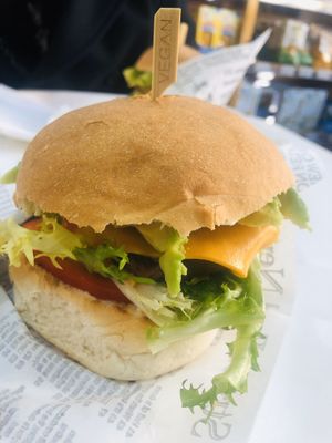 Mexican Burger at iVegan in Rome