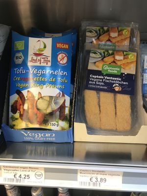 Fish at iVegan in Rome