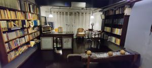 Bookshelves at Socrates in Medan