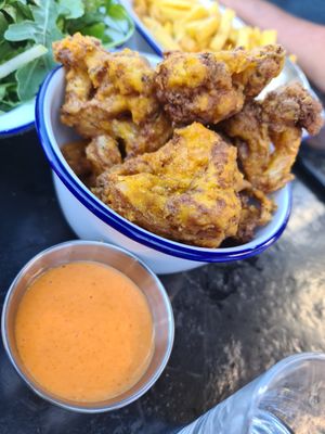 Cauliflower wings #Veganuary at Green Acre Pizza Bar in Brunswick