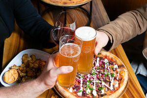 Cheers to that! at Green Acre Pizza Bar in Brunswick