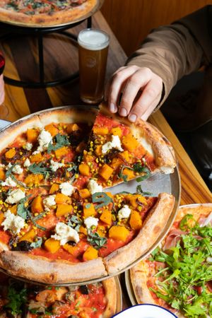 Pumpkin. at Green Acre Pizza Bar in Brunswick