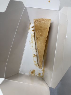 Delicious cheesecake but v small (£6.50!) at WTF Burgers in North London