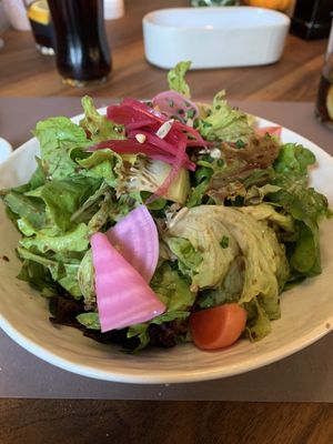 Beilagensalat mit Essig-Öl-Dressing at Wirtshaus Mättle in Loerrach