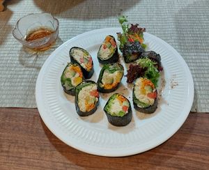 Raw Vegan Sushi 👍 (Raw vegan dining available on certain days only. Pls see their facebook/IG.) at Green Living 綠色心活館 in Kowloon