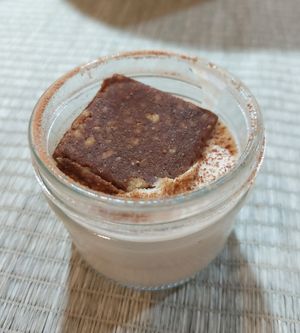 Raw Vegan Tiramisu 🥰 (Raw vegan dining available on certain days only. Pls see their facebook/IG.) at Green Living 綠色心活館 in Kowloon