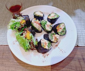 Raw Vegan Sushi (Raw vegan dining available on certain days only. Pls see their facebook/IG.) at Green Living 綠色心活館 in Kowloon