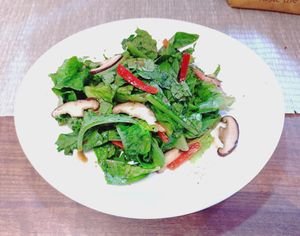 Raw Vegan Vegetable "Stir Fry" (Raw vegan dining available on certain days only. Pls see their facebook/IG.) at Green Living 綠色心活館 in Kowloon