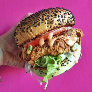 Classic Chick'n Burger by Freeloada Vegan Junk Food, Brighton at Freeloada  in Brighton