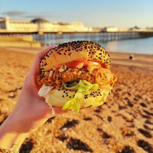 Classic Chick'n Burger by Freeloada Vegan Junk Food, Brighton at Freeloada  in Brighton