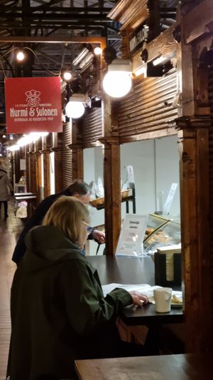 shop name at Nurmi & Sulonen in Turku