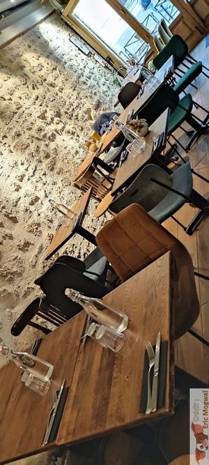 Inside tables at Naya Studio in Paris