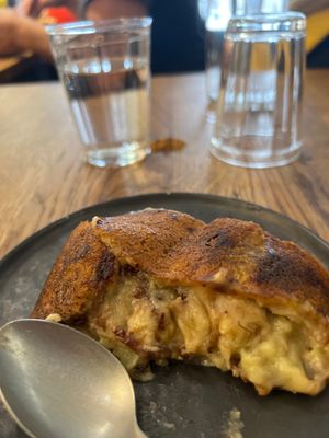 banana bread. never tried this kind of banana bread! delicious!  at Naya Studio in Paris