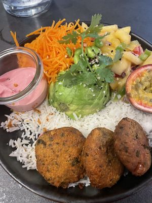 Falafel bowl— so good!  at The Tonic in Konstanz