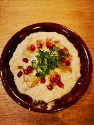 Moutabbal at King Falafel in Oslo