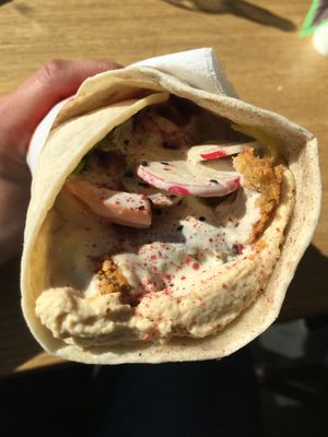   at King Falafel in Oslo