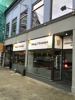   at King Falafel in Oslo