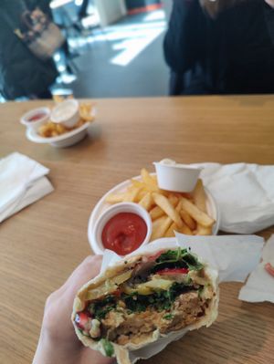 Baba wrap at King Falafel in Oslo