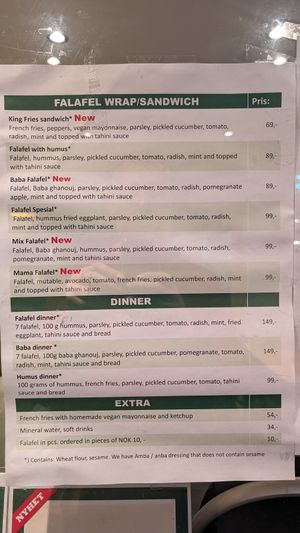  at King Falafel in Oslo