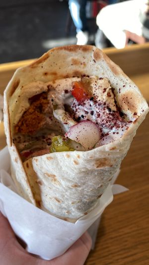   at King Falafel in Oslo