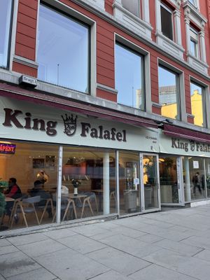   at King Falafel in Oslo