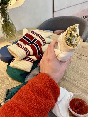   at King Falafel in Oslo