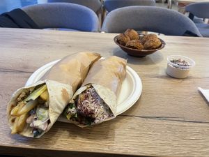   at King Falafel in Oslo