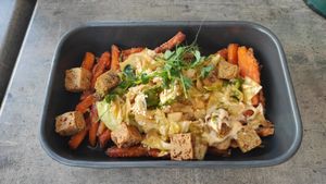 Sweet potatoes...yummmyyy at Vorstid & Vahvlid in Parnu