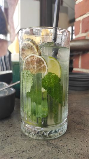 Mojito mocktail at Vorstid & Vahvlid in Parnu